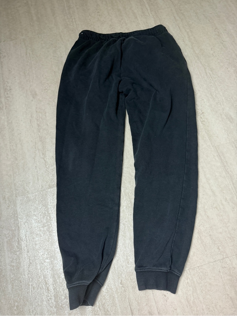 Nike joggers Sweatpants black with White Swoosh Logo women's small - Picture 6 of 7